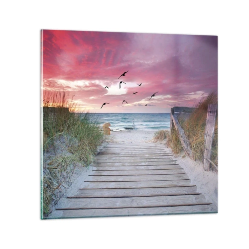 Impression sur verre - Image sur verre - Impression de la Baltique - 40x40 cm