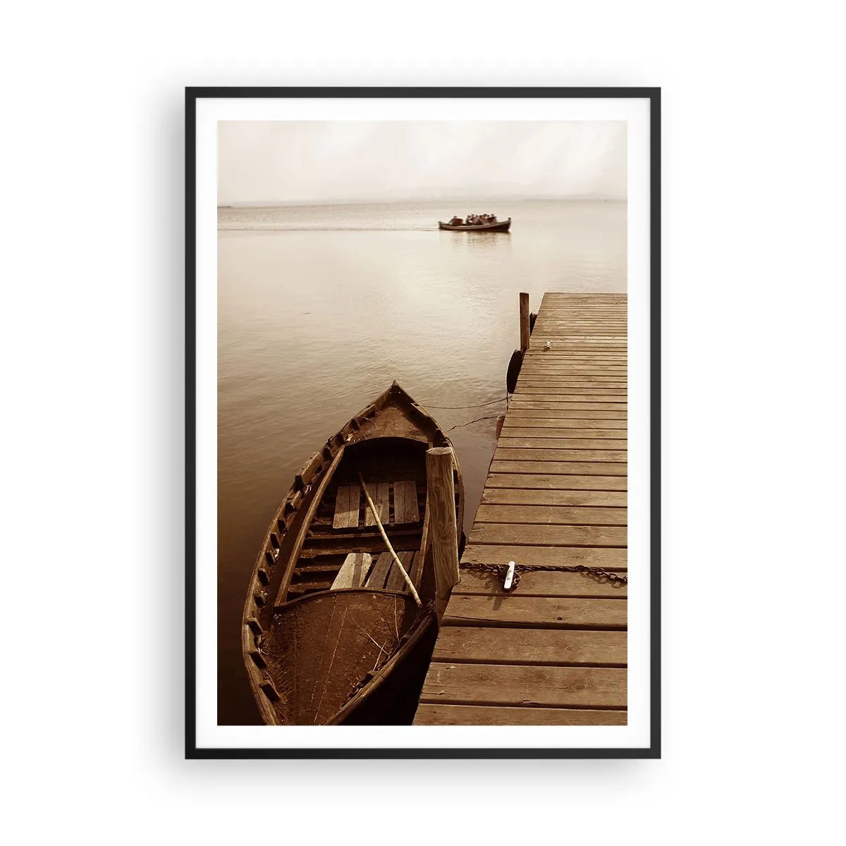 Affiche dans un cadre noir - Poster - Le grand silence - 70x100 cm