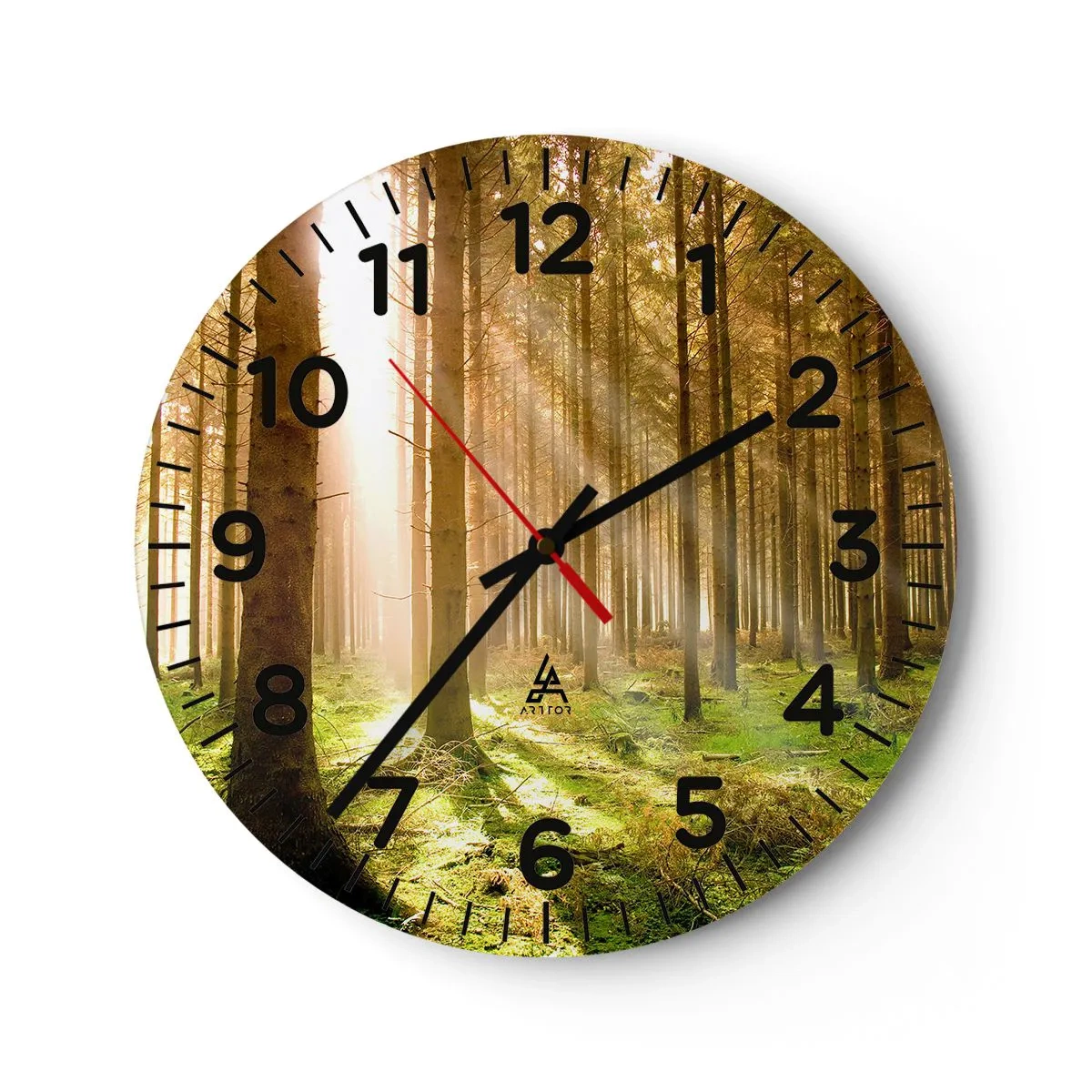 Horloge murale - Pendule murale - Les elfes vont bientôt apparaître - 30x30 cm