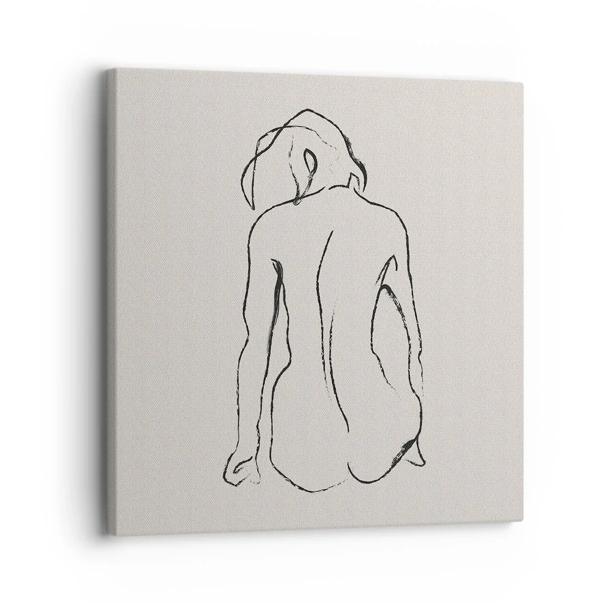 Impression sur toile - Image sur toile - Femme nue - 30x30 cm