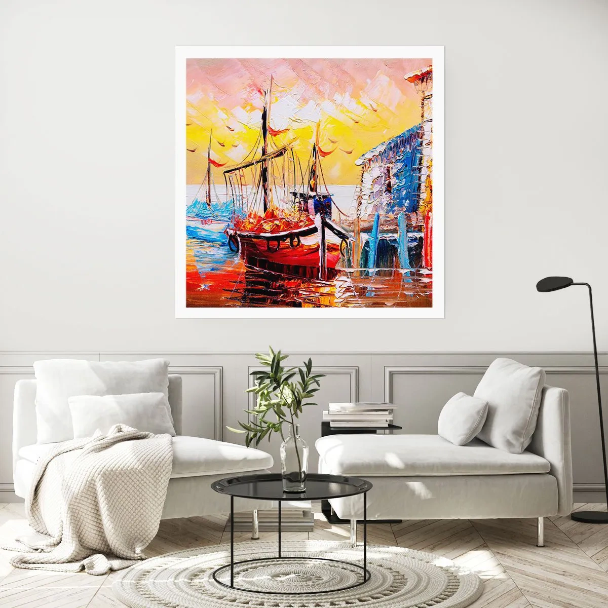 Affiche - Poster - Bon retour - 50x50 cm