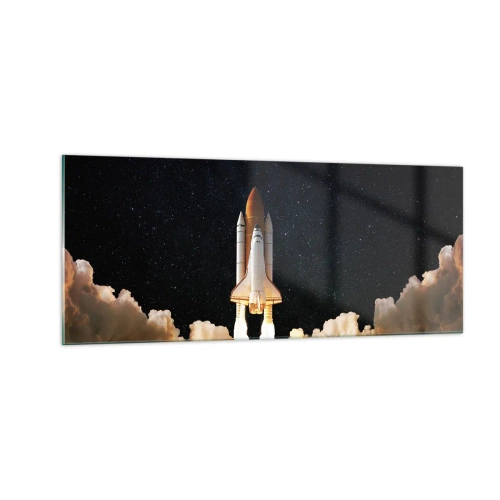 Impression sur verre - Image sur verre - Ad astra! - 100x40 cm
