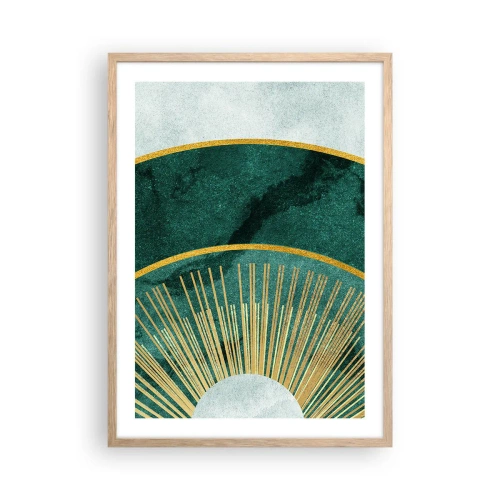 Affiche dans un chêne clair - Poster - Un autre système solaire - 50x70 cm