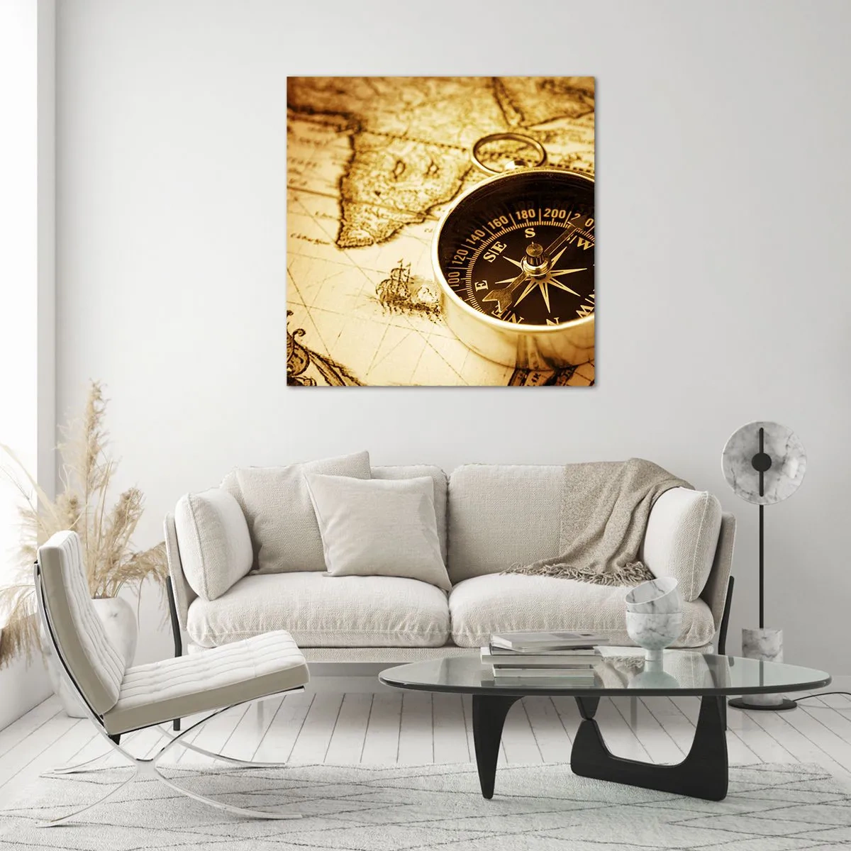 Impression sur verre - Image sur verre - Est ou ouest? - 60x60 cm