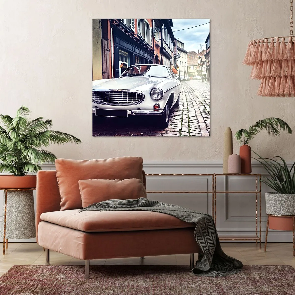 Impression sur toile - Image sur toile - Le passé est aujourd'hui - 70x70 cm