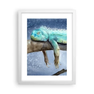 Affiche dans un cadre blanc - Poster - Tout va bien! - 30x40 cm