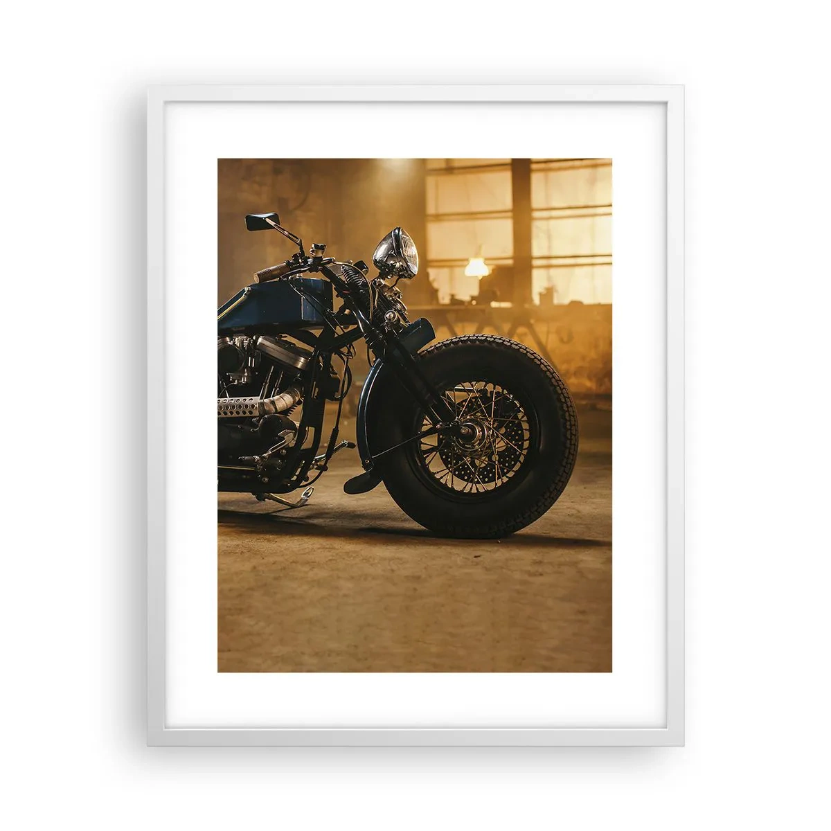Affiche dans un cadre blanc - Poster - Je peux tout - 40x50 cm