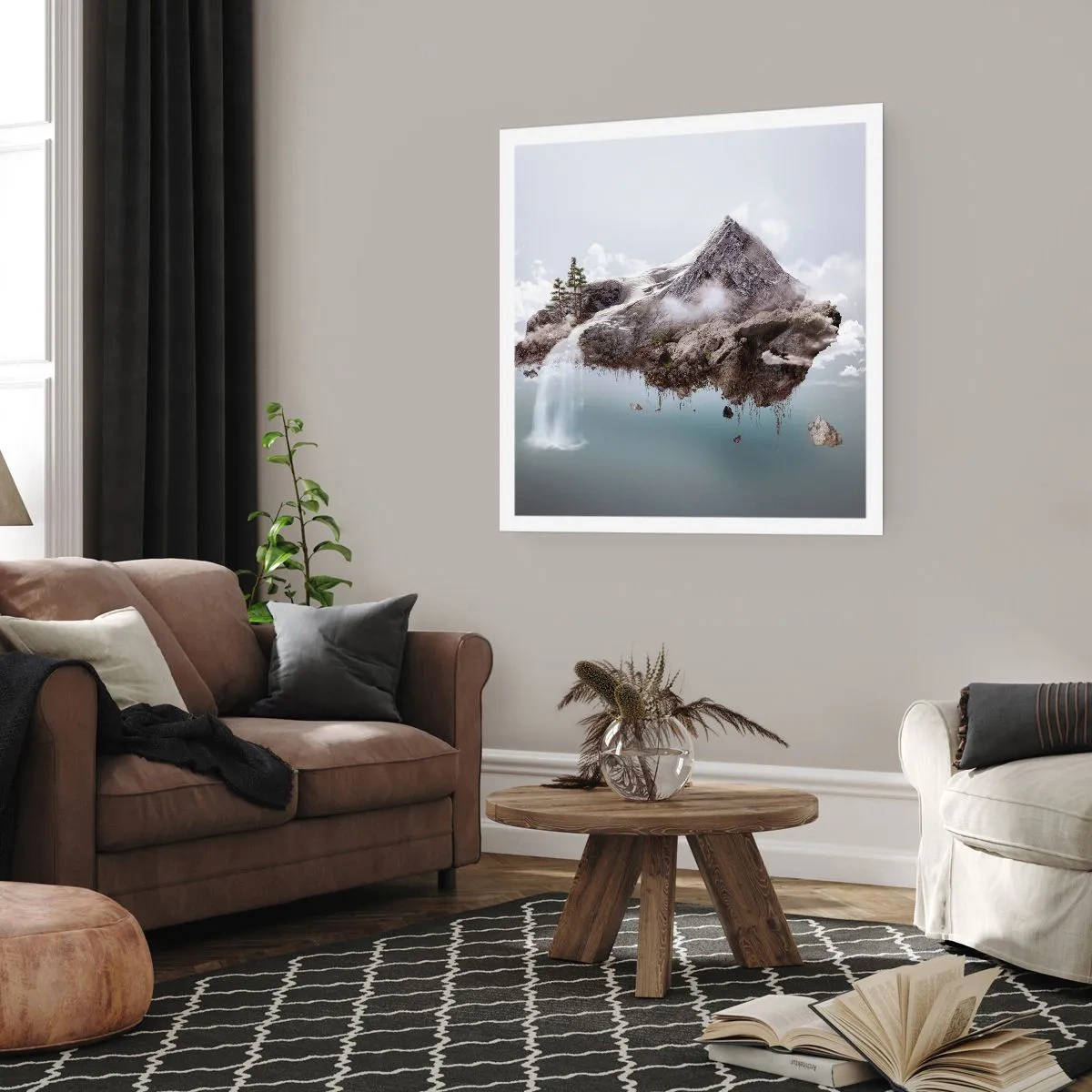 Affiche - Poster - L'oeil du surréaliste - 40x40 cm