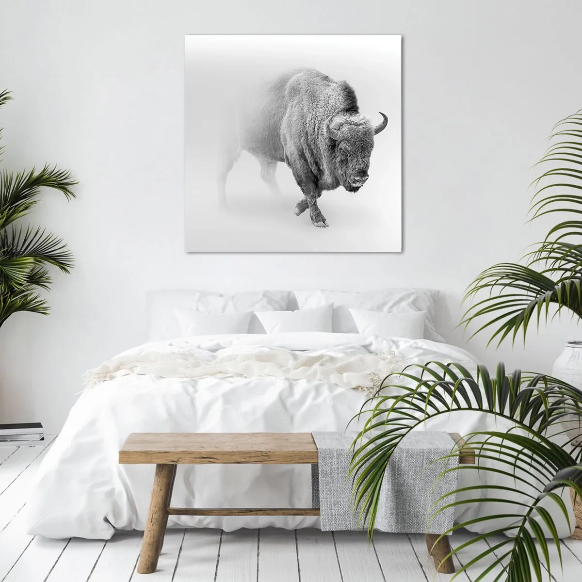 Impression sur toile - Image sur toile - Roi de la prairie - 40x40 cm