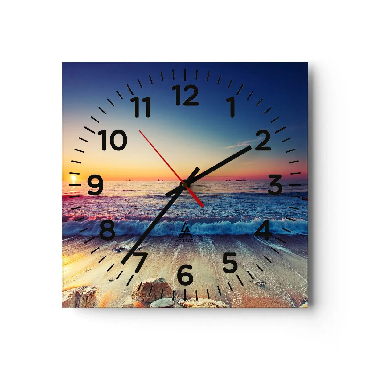 Horloge murale - Pendule murale - Mais quel horizon ? - 40x40 cm