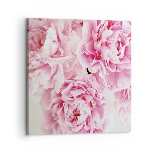 Impression sur toile - Image sur toile - En glamour rose - 70x70 cm