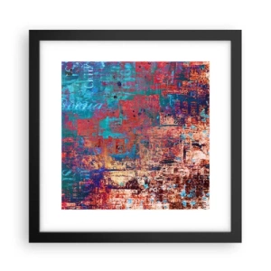 Affiche dans un cadre noir - Poster - Mémoire et oubli - 30x30 cm