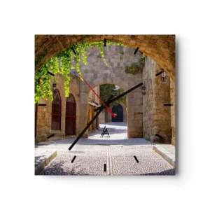 Horloge murale - Pendule murale - Le cortège apparaîtra bientôt - 40x40 cm