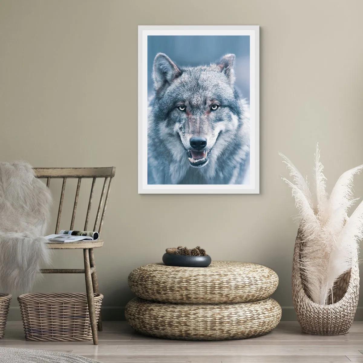 Affiche dans un cadre blanc - Poster - Relèverez-vous le défi ? - 30x40 cm