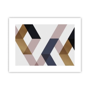 Affiche - Poster - Plats et angles - 40x30 cm