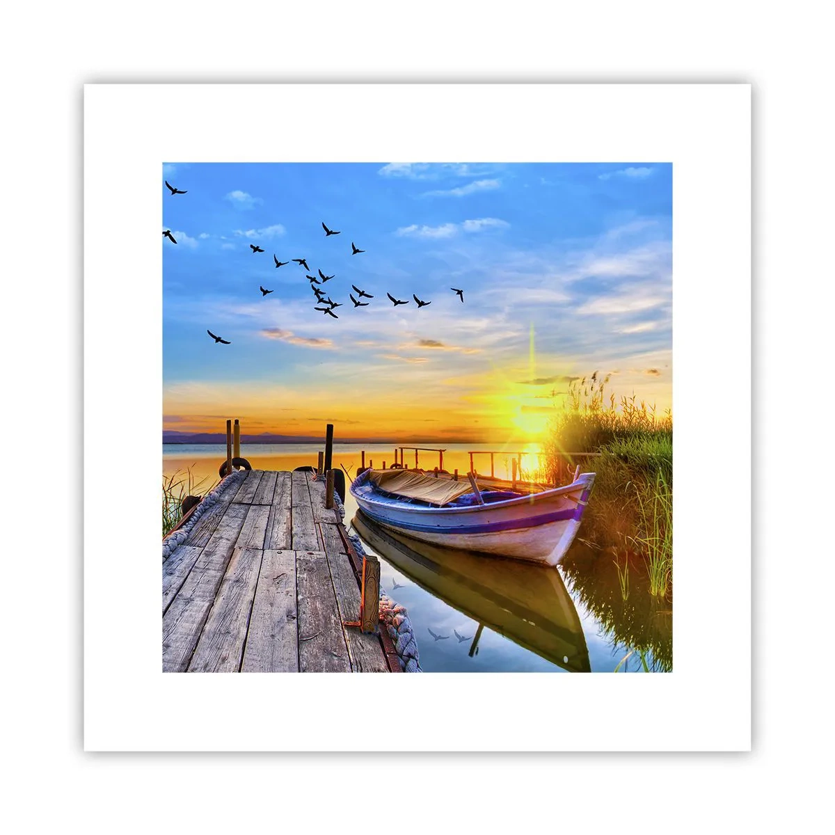 Affiche - Poster - Au revoir, à demain - 30x30 cm