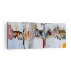 Impression sur toile - Image sur toile - Un bâton sur l'eau - 100x40 cm