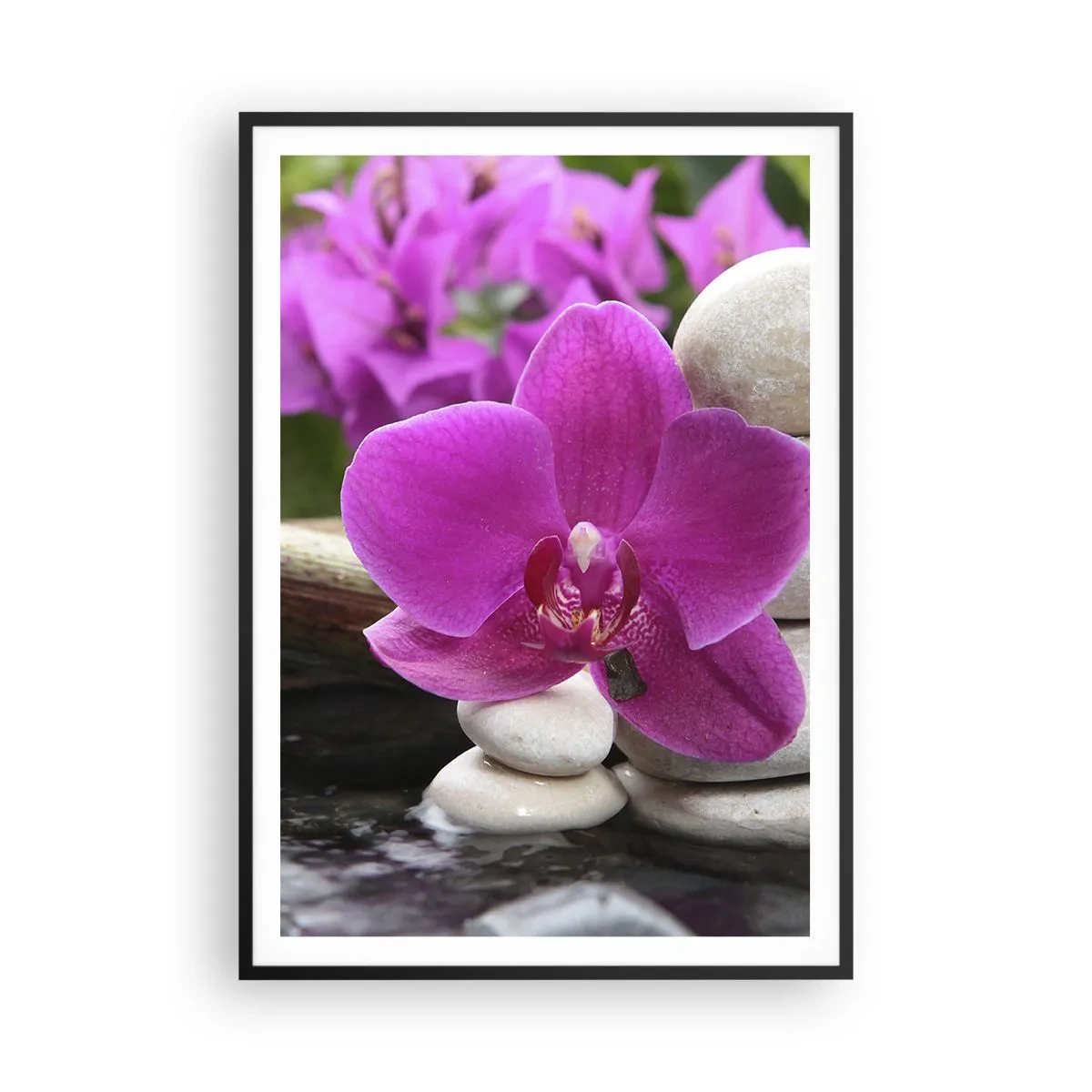 Affiche dans un cadre noir - Poster - Tu te reposes déjà - 70x100 cm