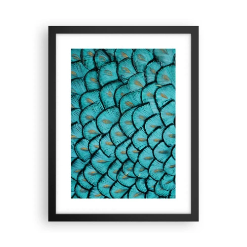 Affiche dans un cadre noir - Poster - Le grand gala des plumes - 30x40 cm