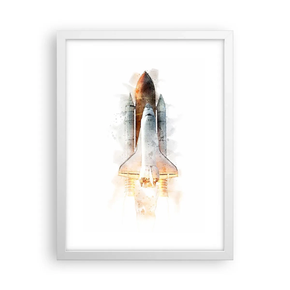 Affiche dans un cadre blanc - Poster - Des explorateurs pour commencer - 30x40 cm