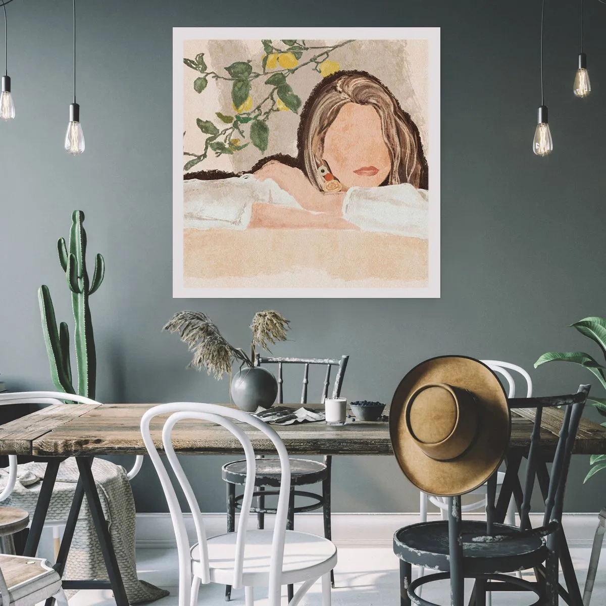 Affiche - Poster - La beauté du sud - 60x60 cm