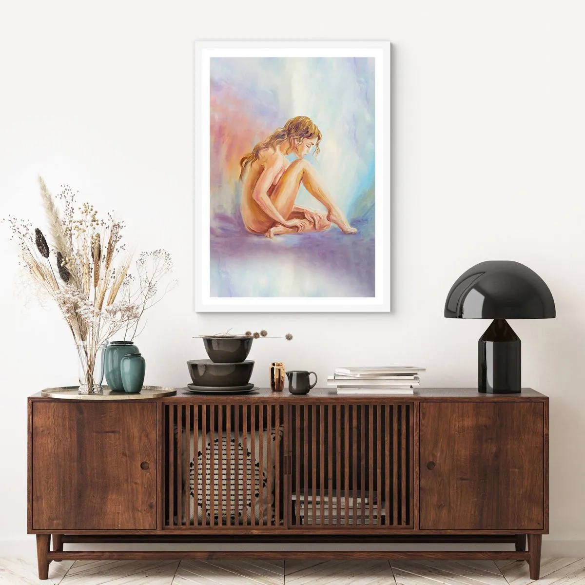 Affiche dans un cadre blanc - Poster - Acte de jeunesse - 70x100 cm