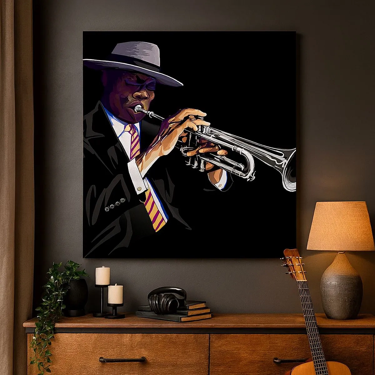 Impression sur toile - Image sur toile - Le charme de la vieille école - 30x30 cm