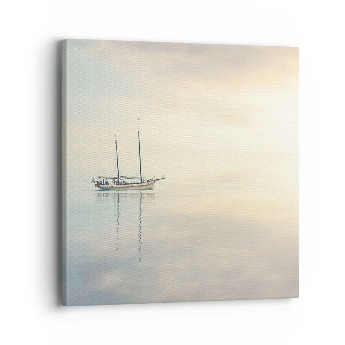 Impression sur toile - Image sur toile - Dans une mer de silence - 40x40 cm