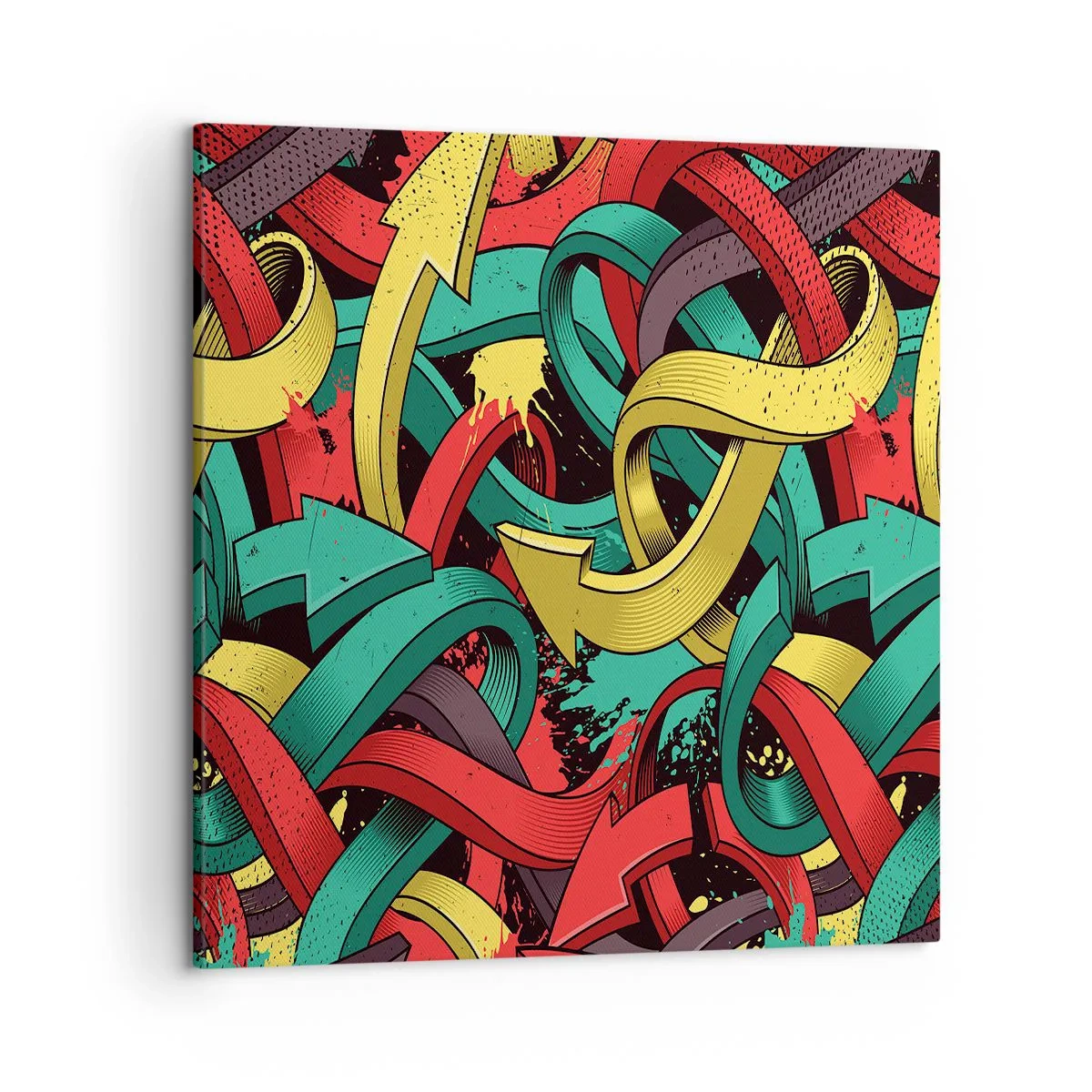 Impression sur toile - Image sur toile - Quel chemin vers le but ? - 50x50 cm