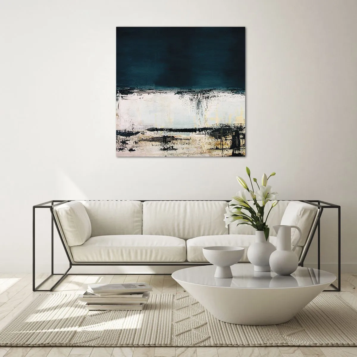 Impression sur verre - Image sur verre - Composition horizontale - 50x50 cm