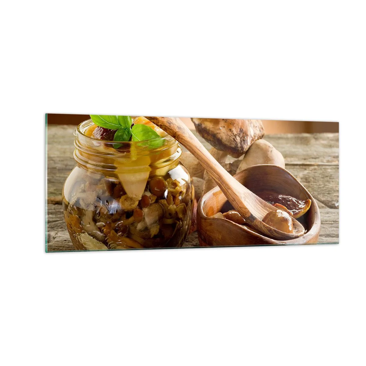 Impression sur verre - Image sur verre - Que ce soit frais ou salé, ou en automne... - 100x40 cm