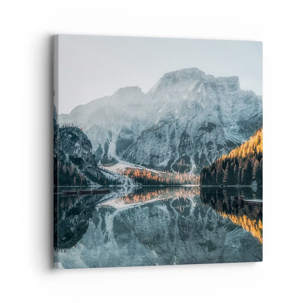 Impression sur toile - Image sur toile - Reflet de paysage - 30x30 cm