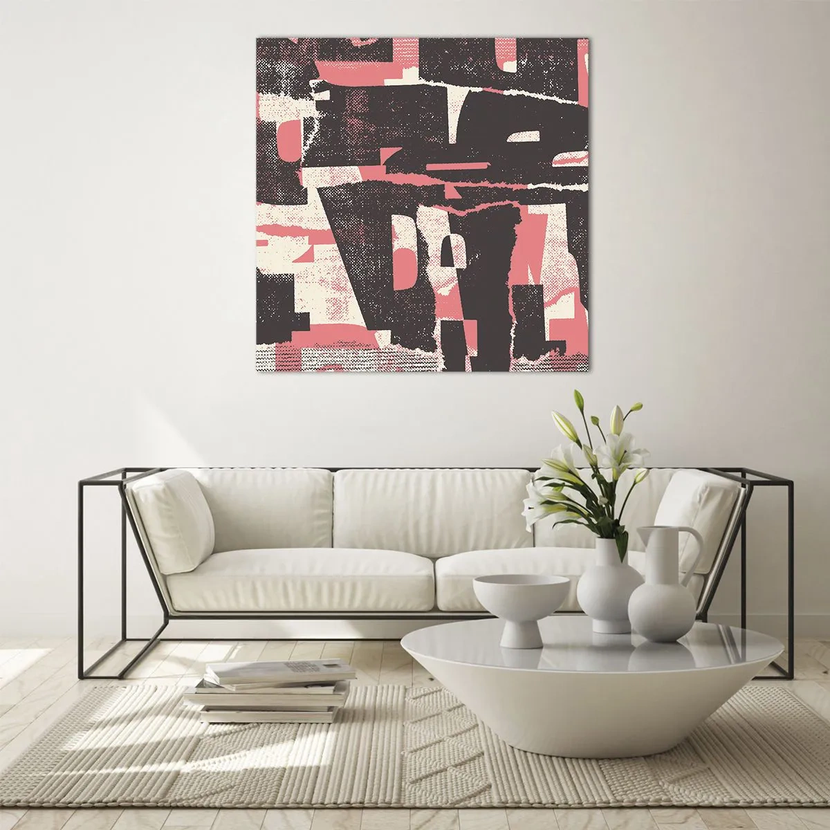 Impression sur verre - Image sur verre - Tout ce tapage - 40x40 cm