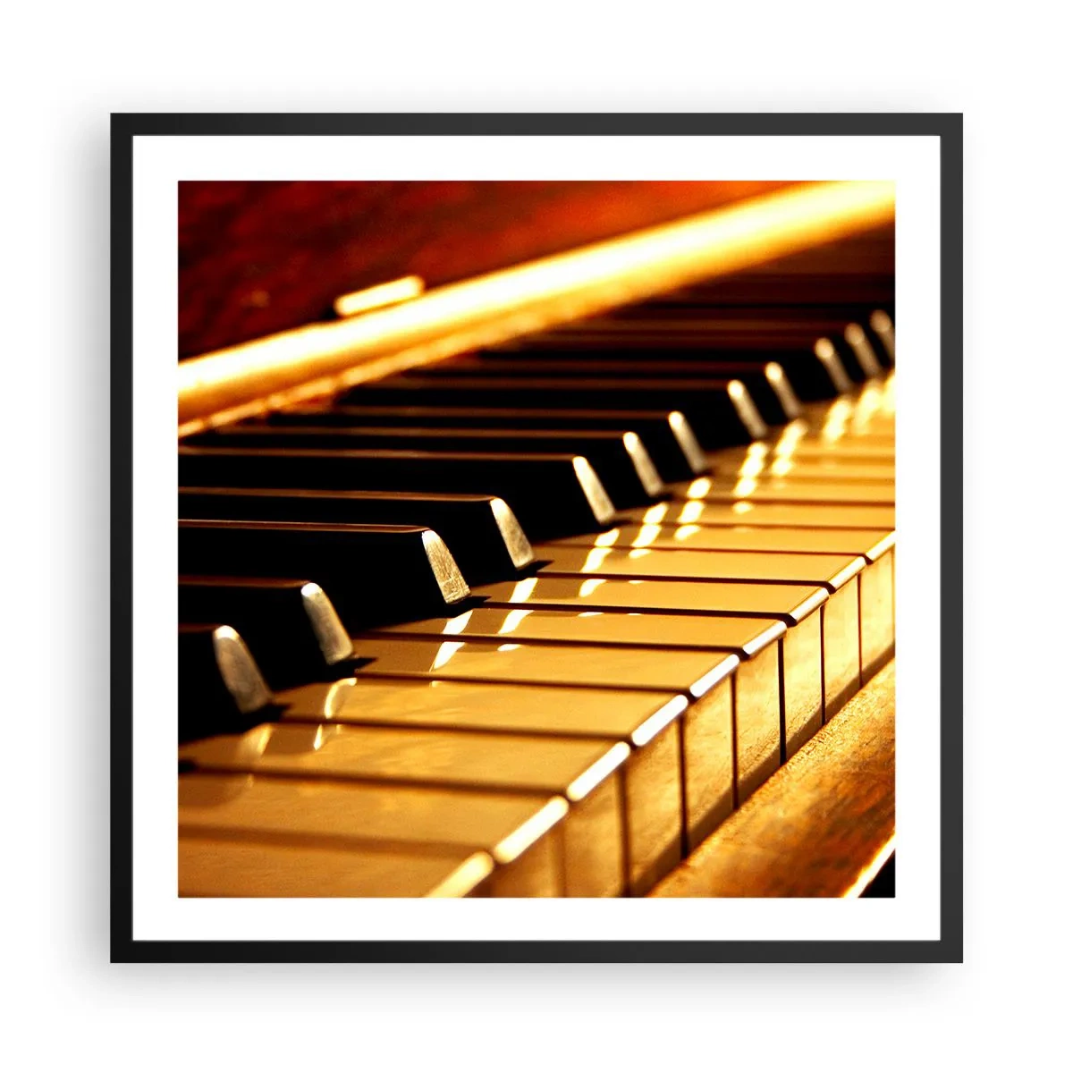 Affiche dans un cadre noir - Poster - Des possibilités infinies - 60x60 cm