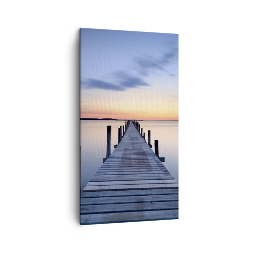 Impression sur toile - Image sur toile - Le calme d'un crépuscule serein - 45x80 cm