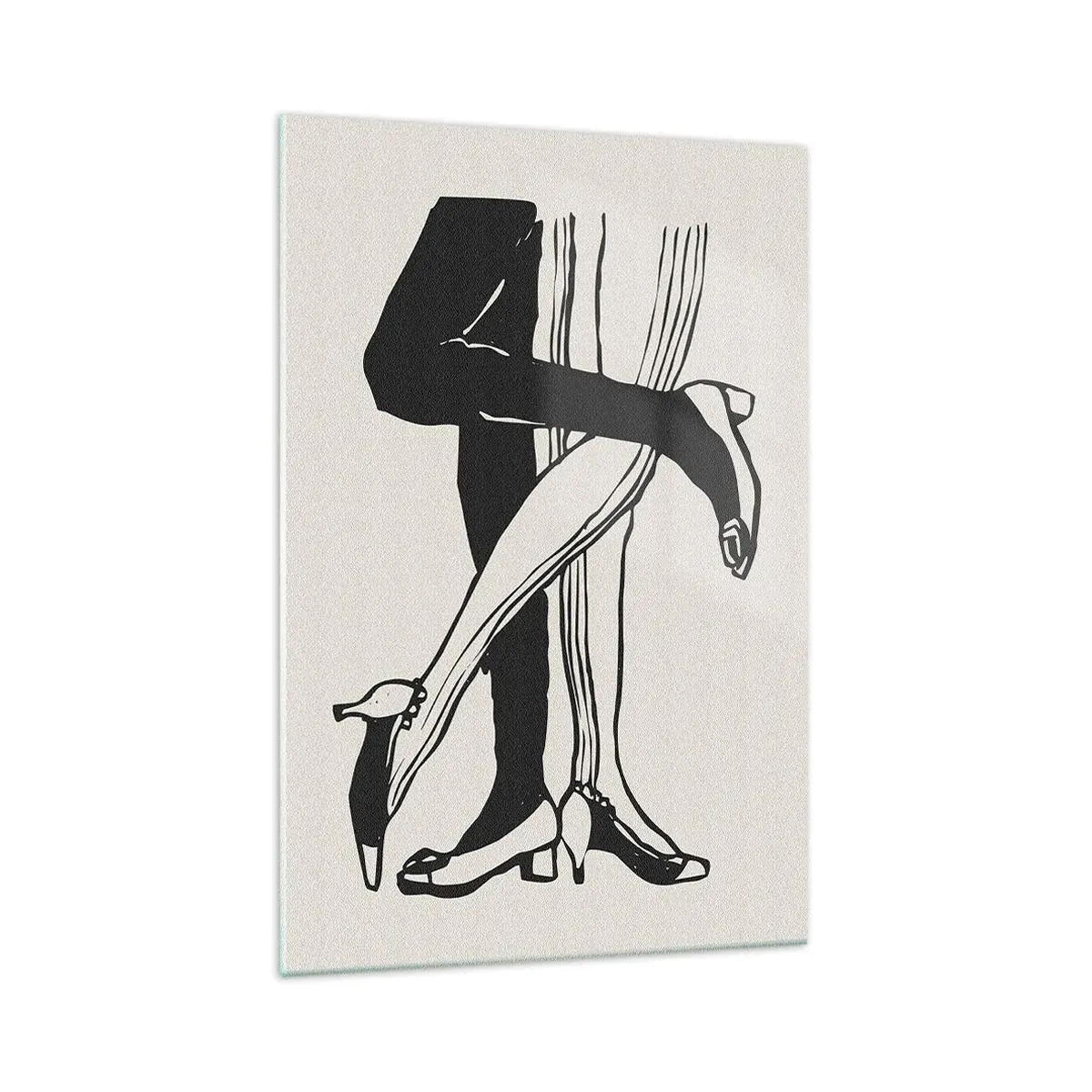 Impression sur verre - Image sur verre - Attribut féminin - 70x100 cm