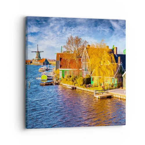 Impression sur toile - Image sur toile - C'est pareil depuis des lustres - 30x30 cm