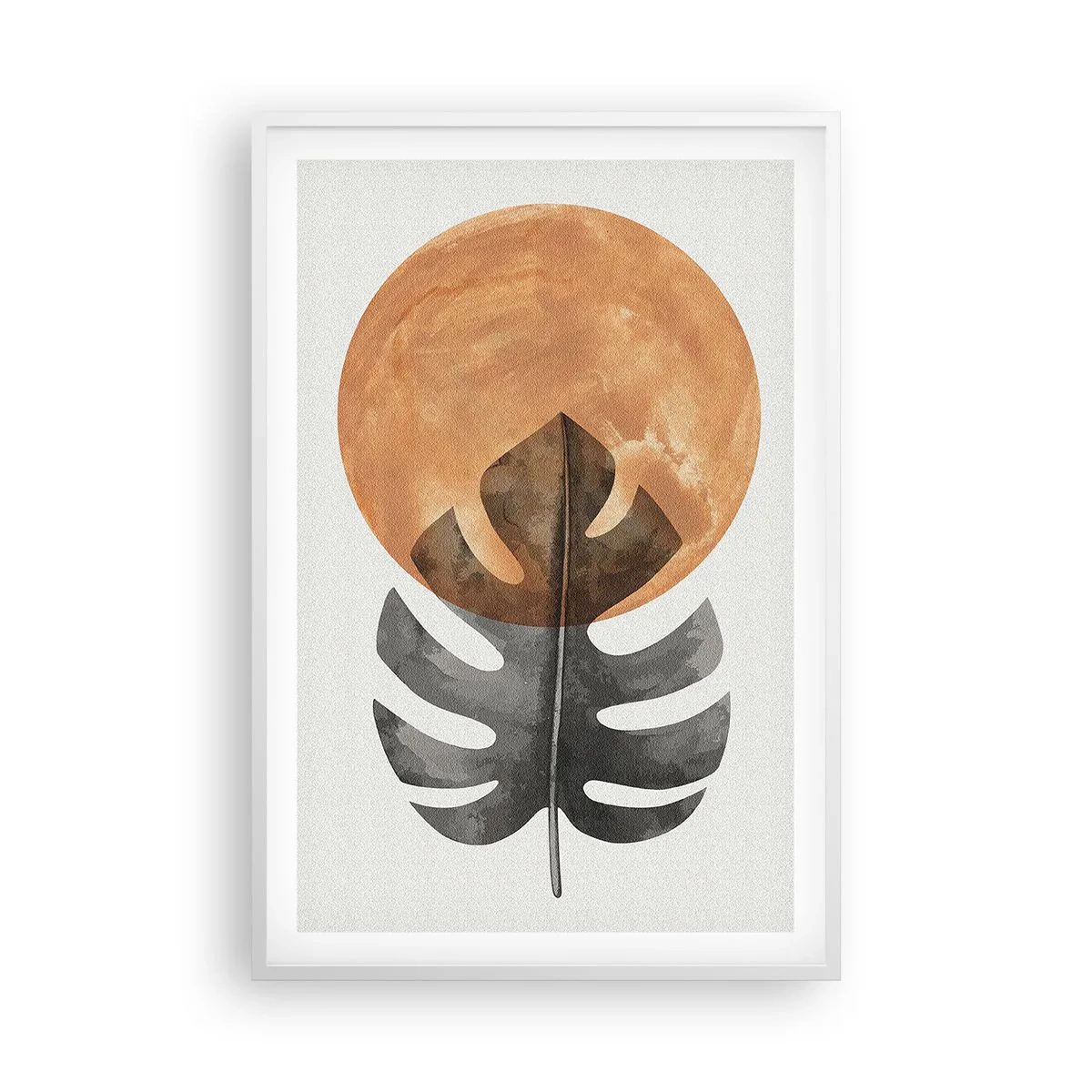 Affiche dans un cadre blanc - Poster - Toujours le soleil - 61x91 cm