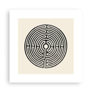 Affiche - Poster - Ordre mystérieux - 30x30 cm