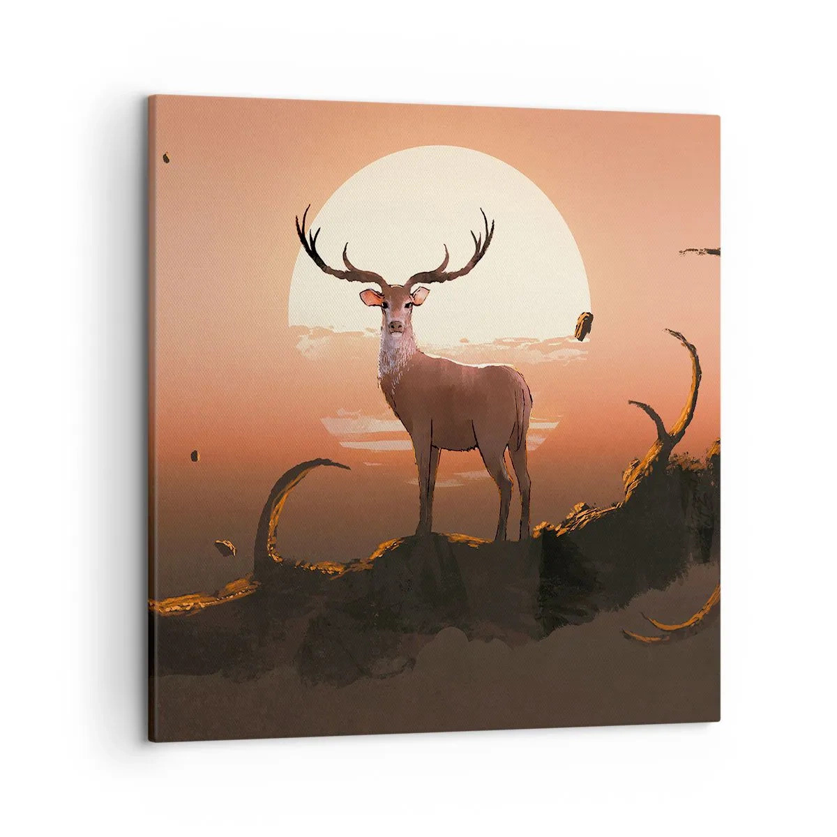 Impression sur toile - Image sur toile - Cette nuit ne ressemble à aucune autre - 50x50 cm