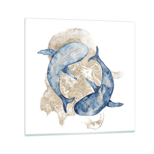 Impression sur verre - Image sur verre - Amis ou amoureux? - 70x70 cm