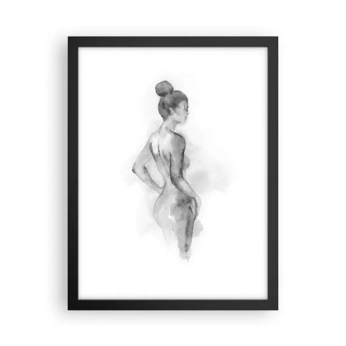Affiche dans un cadre noir - Poster - Belle comme une peinture - 30x40 cm