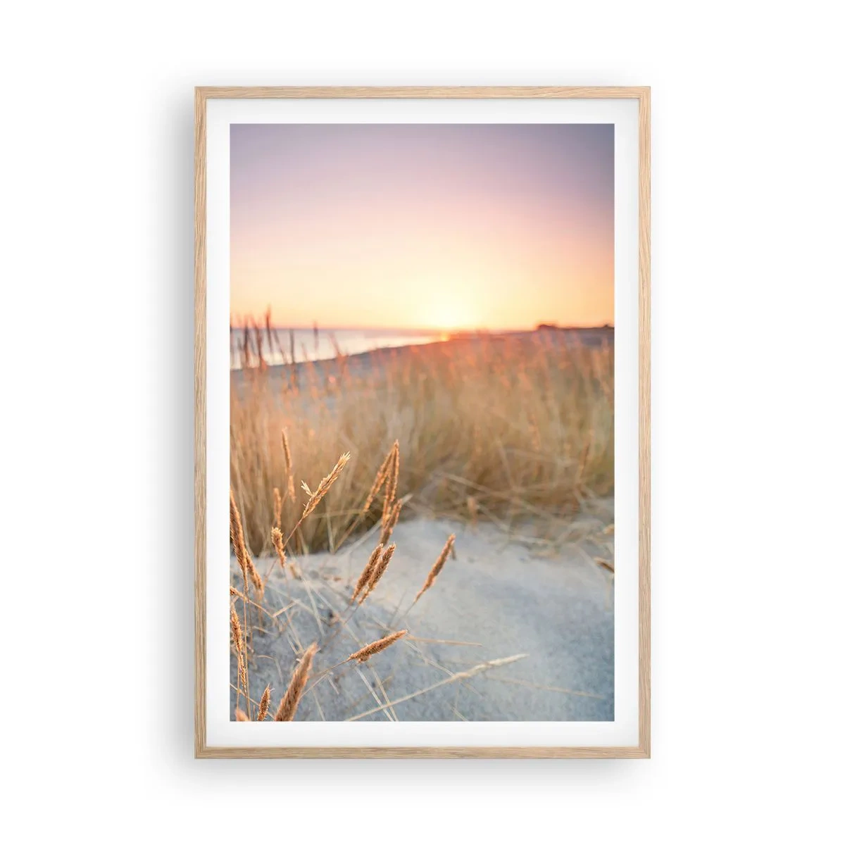 Affiche dans un chêne clair - Poster - Berceuse baltique - 61x91 cm