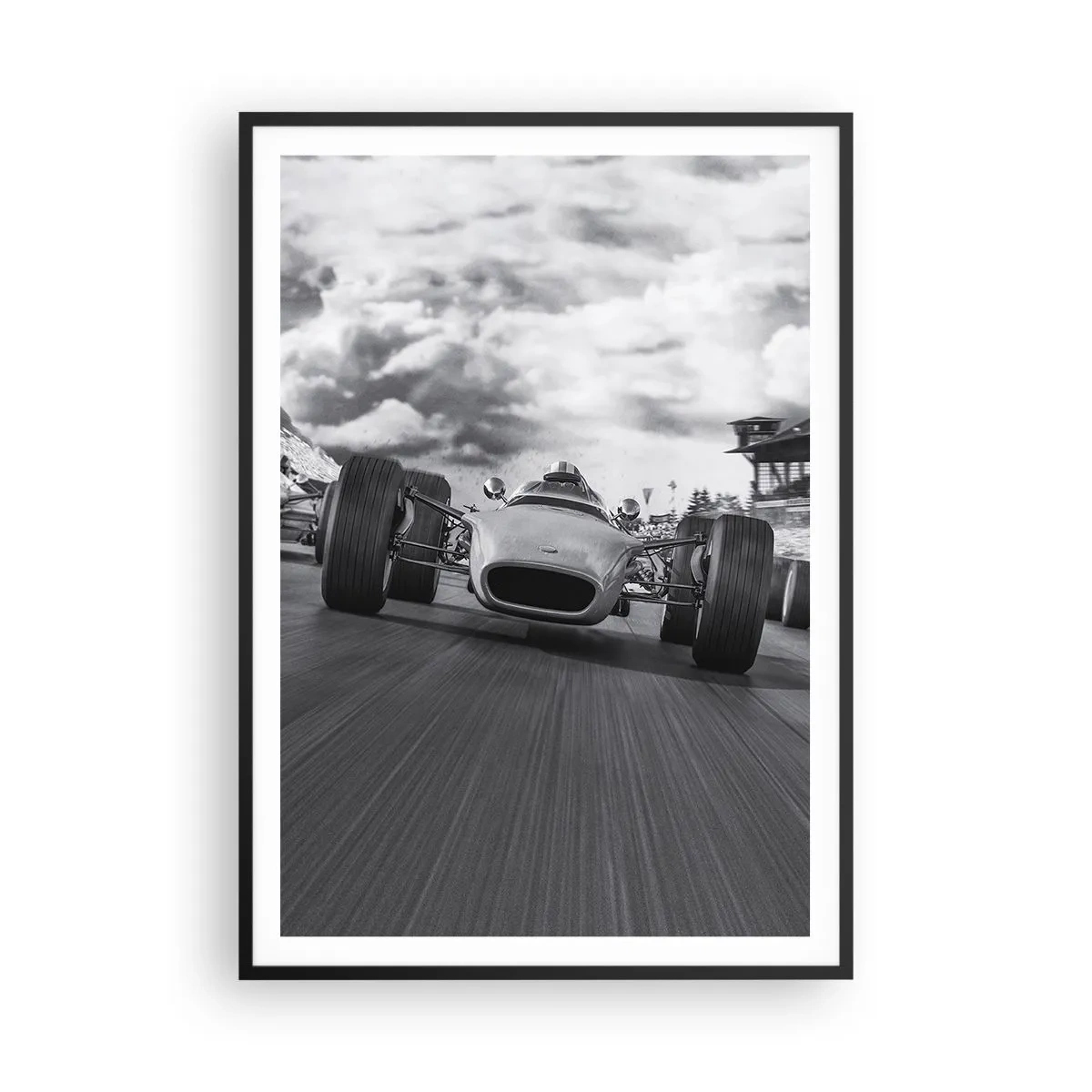 Affiche dans un cadre noir - Poster - Puissance! - 70x100 cm