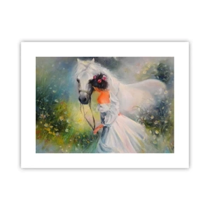 Affiche - Poster - Comme dans un beau rêve - 40x30 cm