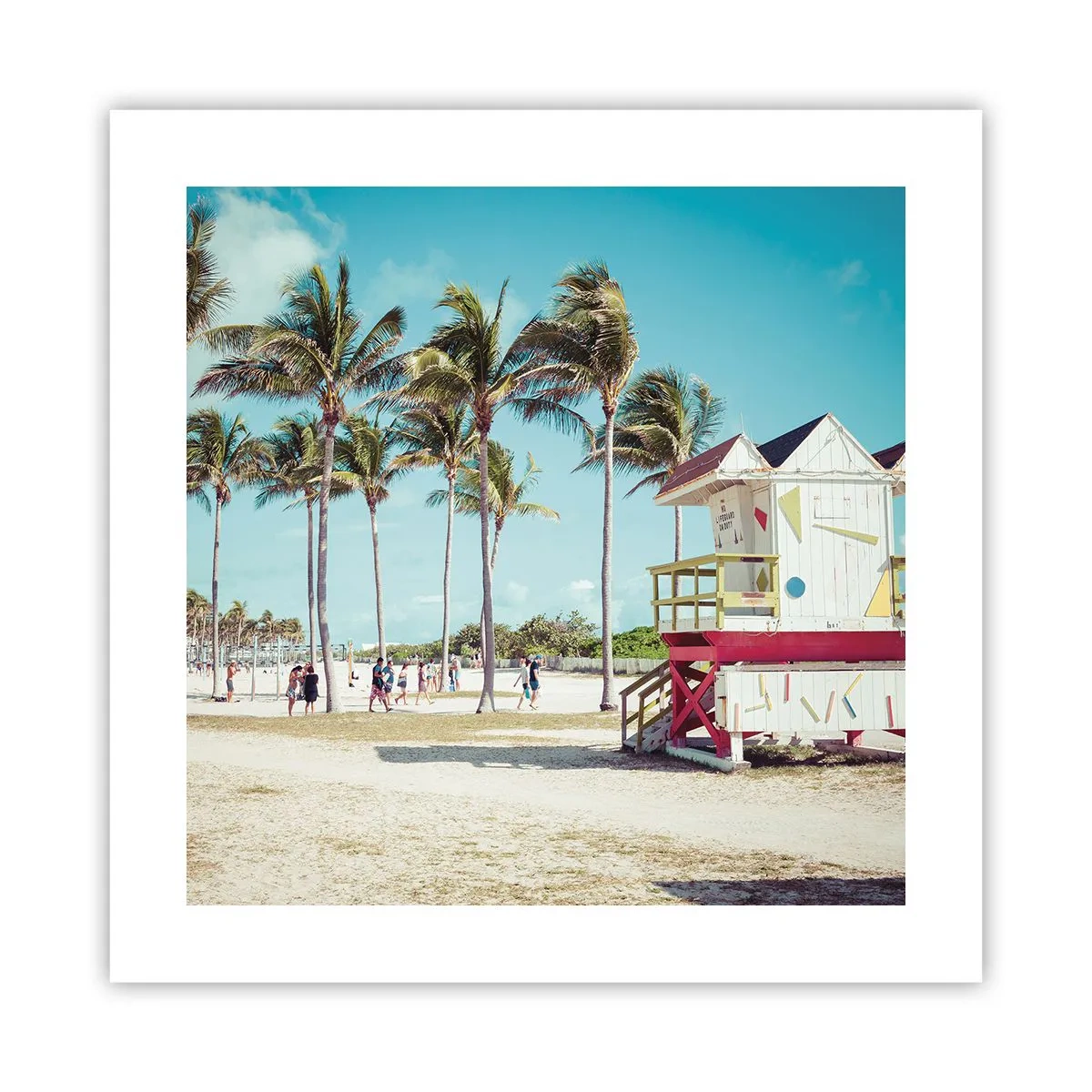 Affiche - Poster - Une belle journée devant toi - 40x40 cm