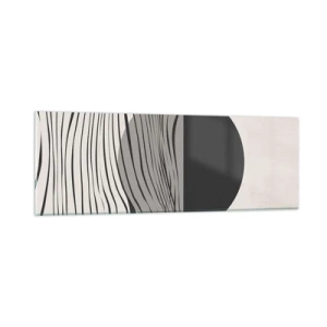 Impression sur verre - Image sur verre - Demi composition - 90x30 cm
