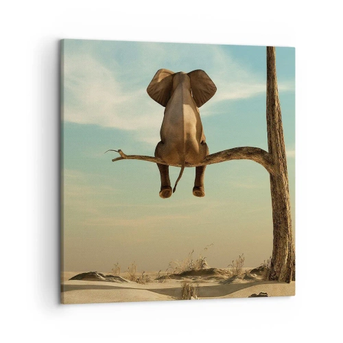 Impression sur toile - Image sur toile - Nouveau point de vue - 50x50 cm