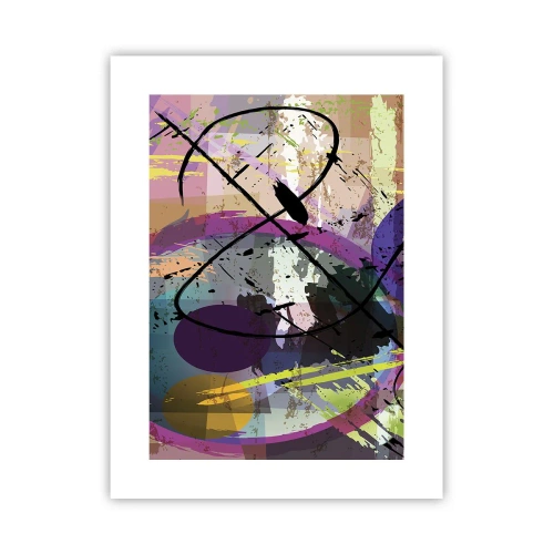 Affiche - Poster - Vous pouvez aller tout droit ou autour - 30x40 cm