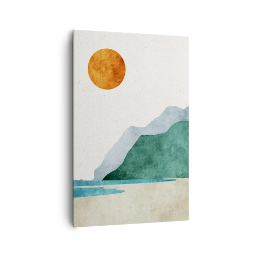 Impression sur toile - Image sur toile - Le paysage comme il se doit - 80x120 cm